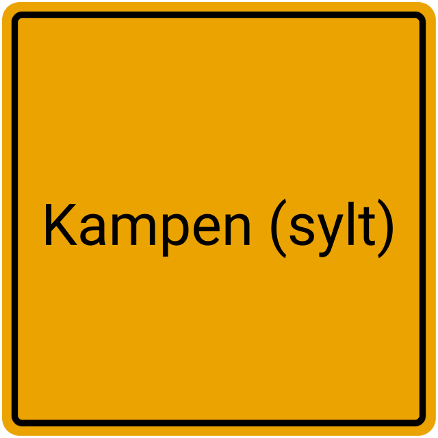 Meldebestätigung Kampen (Sylt)